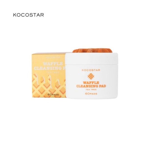 KOCOSTAR Waffle Cleansing Pad 60ea 120g