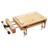 DOONARCES Woodworking Bench Vise, Portable Wood Vise Workbench, Hard Wood