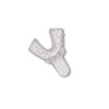 Vista Dental 310004 Plastic Impression Trays #4 Medium/Lower Clear 12/Pk