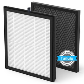 Tailulu Air Purifier Filter for HQKJ-180 Air Purifier, H14Grade True HEPA for Large Room Filter Allergies Pollen Smoke Dust Pet Dander, Tailulu HQKJ-180 Replacement Filter (1 Pack)