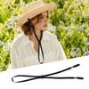 QHAJRYYC 5 Pcs Adjustable Hat Strap Clips, Hat Chin Cord,