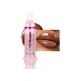 DLZZRS Lip Plumping Lip Gloss, High-Shine & Volumizing Lip Plumping Lip Glass Mirror Lip Glaze Lip Makeup, Long-lasting moisturizing Plump & Pout Lip Lip Gloss for Women (#08)