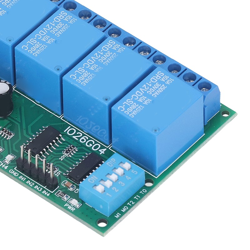 Relay Module 4 Channel Control Board Switch Controller DC 12V