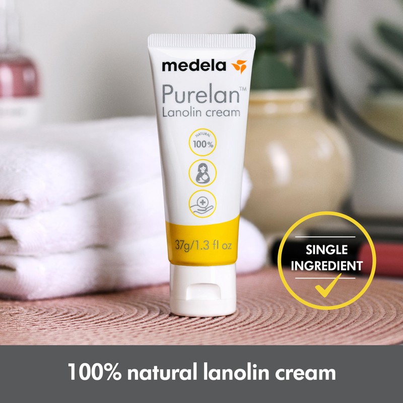 Medela Medela Purelan Lanolin Nipple Cream for Breastfeeding, 100% All