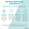 Stickerscape Zog and Dragons Wall Stickers - Dragons Wall Decor,