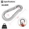 Carabiner Alloy Steel Key Ring Snap Hook 50 mm x