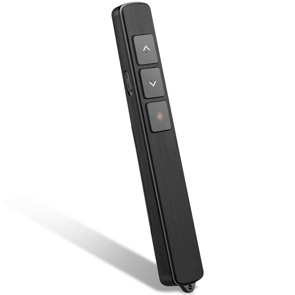 Kinizuxi Presentation Clicker for PowerPoint Remote with Lanyard,100M Wireless Presenter