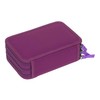 LÄSSIG Unique School Triple Pencil Case Slim Lilac