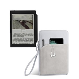 Tablet Sleeve for Onyx Boox Tab Mini C/Boox Nova Air/Air2 and Boox Nova Air C Color 7.8 inch，360 Protective Bag Carrying Case Water-Resistant，Silver Gray.