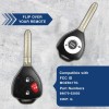 KeylessKing* 2 Replacement For Toyota Yaris Scion tC xD iQ