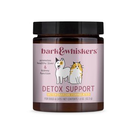 Bark & Whiskers Detox Support for Dogs & Cats, 1.8 Oz. (52.3 g), Promotes Healthy Liver & Kidney Function, Veterinarian Formulated, Non-GMO, Dr. Mercola