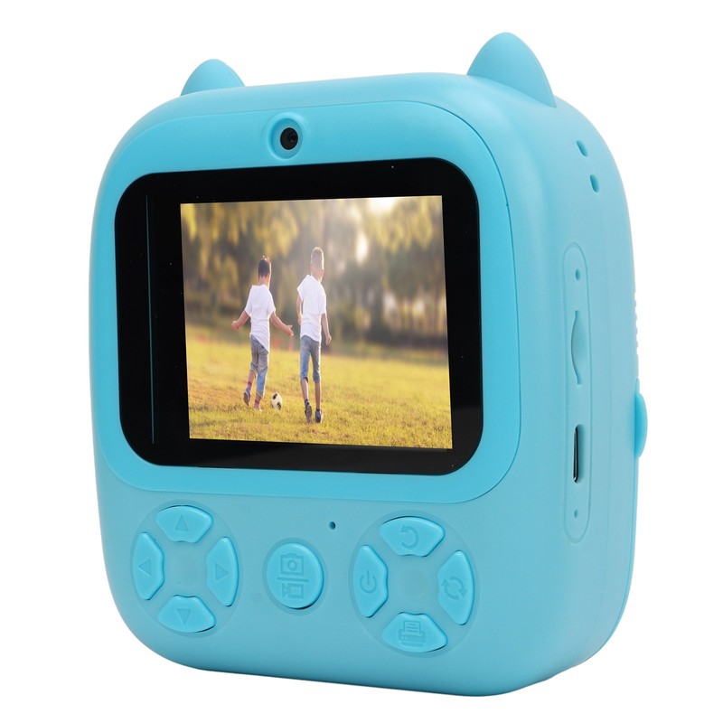 Kids Digital Print Camera HD 1080P Front Rear Dual Lens
