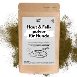 People who Kaer Haut & Fell Pulver für Hunde 200g, Fellpflege für Haut & glänzendes Fell mit Biotin, MSM, Zink & Bierhefe, Vitamine unterstützt bei Juckreiz, Haarausfall und trockener Haut