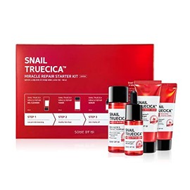 SOME BY MI Snail Truecica Miracle Repair Starter Kit, 4 Piezas | Kit de Reparacion Facial, Baba de Caracol y Centella Asiatica