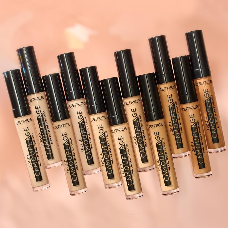 Catrice Liquid Camouflage High Coverage Concealer, No. 060, Nude, Long-Lasting,