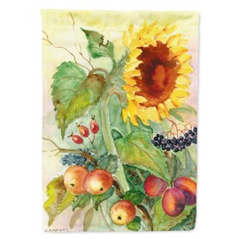 Caroline's Treasures BMBO0699GF Autumn Flowers II by Maureen Bonfield Garden Flag Mailbox Flag Decorative Yard Flag Banner Outside Patio Artwork Yard Flower Beds, Garden Size, Multicolor