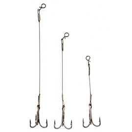 Behr Clip Stinger Anxiety Hook Steel Leader 1x19 with Drilling (Size 4 - 1/0), Size: 1