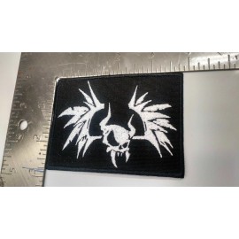 Metallica Patch Iron/Sew on Embroidered bat skull Thrash Metal Slayer Megadeth