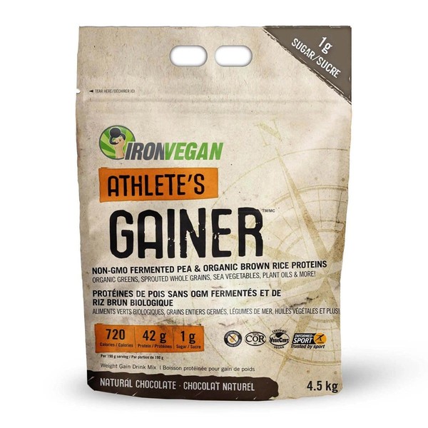 Iron Vegan Athlete's Gainer Natural Chocolate 4.5kg