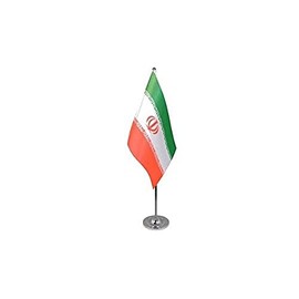 AZ FLAG – Iran Iran Islamic Republic Flag Office 22 x 15 cm Satin 15 x 22 cm