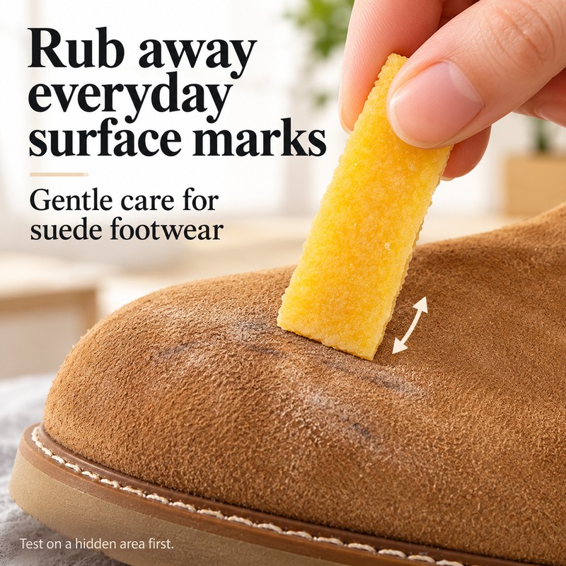 5-Pack Natural Rubber Shoe Erasers for Suede Cleaning – Compact
