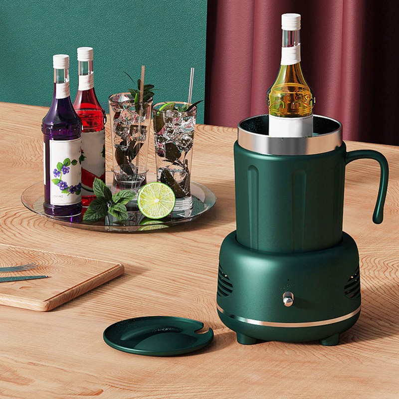 Cooler Warmer Cup Easy Operation Fast Cooling Heating Aluminium Body