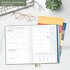 Häfft® Teacher Planner 2025/2026 A5+ "Green Poppy" Hardcover Teacher's Calendar,