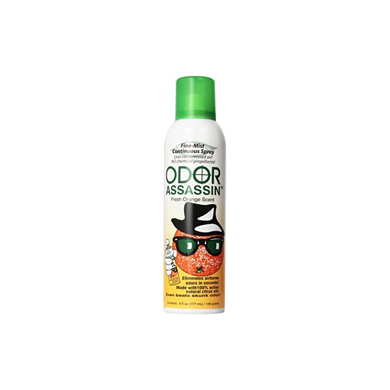 Odor Assassin Jay 124947 Odor Assassin, 6 oz, Orange