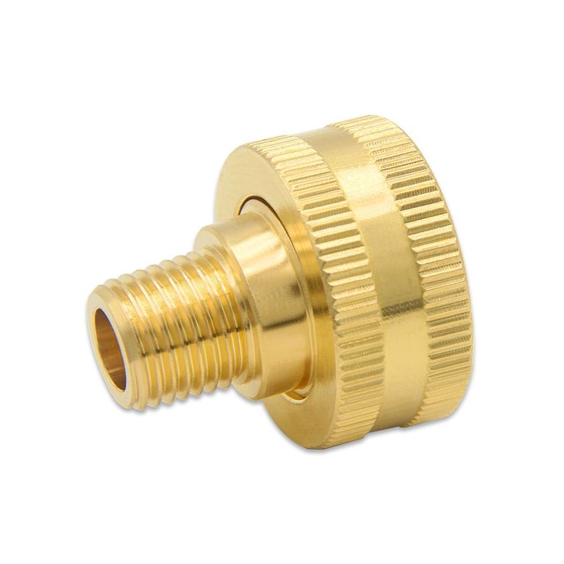 Hooshing 2PCS Garden Hose Adapter 1/4" NPT Male to 3/4"