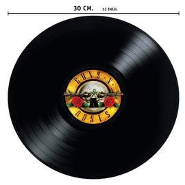 LZYKJGS 6 Pcs Vinyl Record Retro 12 Inch Record Design Vinyl Record Decoration Wall for Bar Cafe Home Party Decoration (Random Pattern)