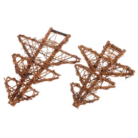 OFFSCH 2pcs Christmas Tree Wreath Reath Crafting Use Garland Frame Wreath Frames DIY Supplies Small Wreaths Floral Wreath Rattan Frame Wreaths for Crafts Grapevine Wreath DIY Rattan Frame