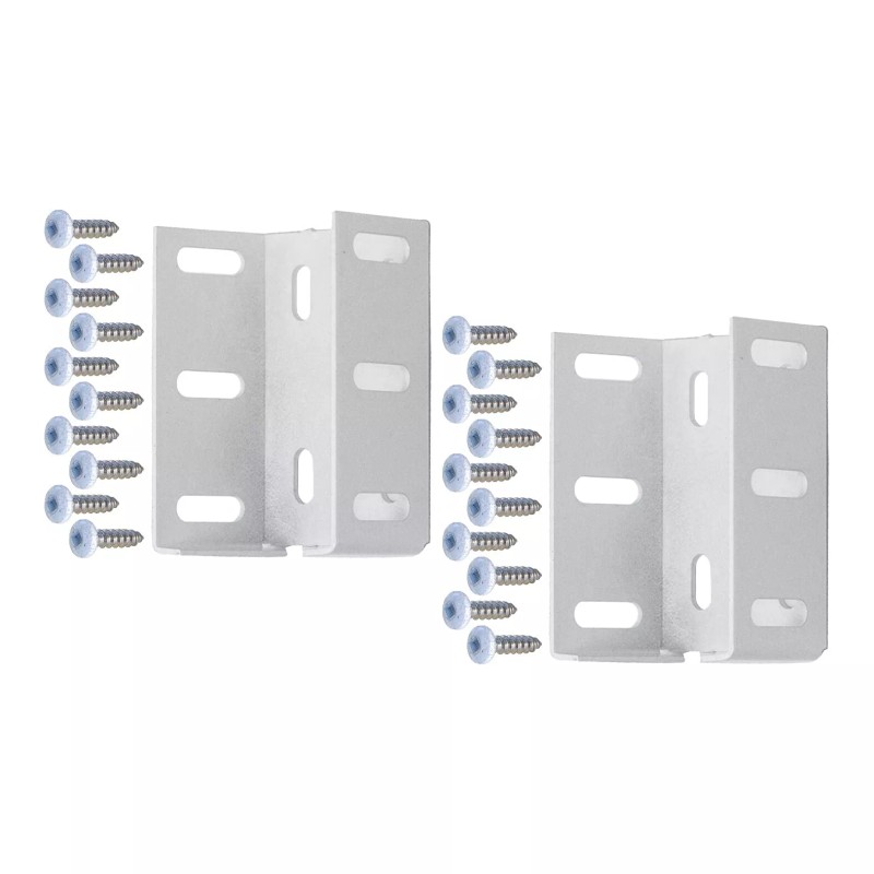 Freedom 2-3/4" Heavy Duty Fence Rail Bracket White Aluminum 2