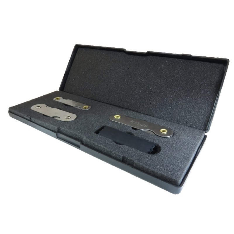 FregocS TRG3S Radius Gauge, Radius Measurement, Convenient 3-Piece Set, 48
