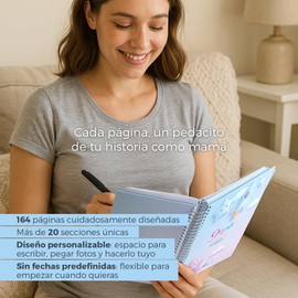 VIMAD® Pregnancy Journal, Pregnancy Book, Original Pregnancy Album, Baby Album, First Child Journal, Gifts for Pregnant Women, Baby Photo Album  