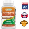 Best Naturals Extra Virgin Coconut Oil 1000 mg Softgel, 180