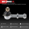 X AUTOHAUX M12x1.25 Left Right Ball Joint Fit for 150CC