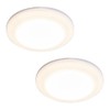 Facon 4.5" LED RV Puck Light Surface Mount - 2Pack,