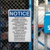 OSHA Security Notice Boarding This Sign, 8.5 x 11 in"