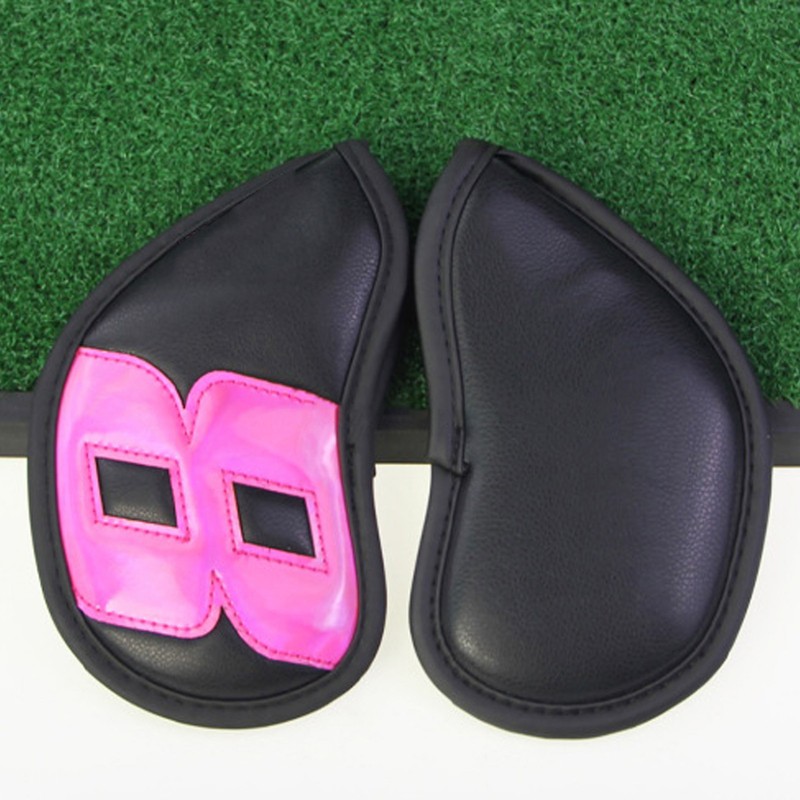 9PCS Golf Club Head Covers Waterproof PU Numbered Golf Club