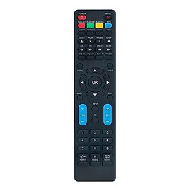 Replace Remote Control Compatible with ATYME LCD TV 500GM7UD 430AM7UD 480AM7HD 490AM7HD 490AM7UD 500AM7HD 500AM7UD 500PM7HD 500PM7UD 320AM5DVD 320AM5HD 320GM5HD 320PM5HD 395AH7HD 395AM7HD 395AM7DVD