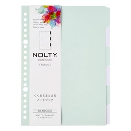 NTK1222 NOLTY Notebook, Kukuru A5 Index Sheet, Green