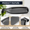 Black Stainless Steel Spoon Rest for Kitchen Stove Top, Herogo