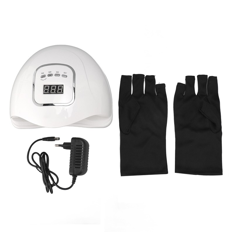 UV LED Nail Lamp Automatic Sensor 45pcs Light Chips 4