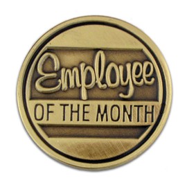 PinMart's Employee of the Month Corporate Recognition Lapel Pin - 25 Pack