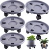 Rolling Plant Stand with Wheels 5 Pack 14 Inch Plant