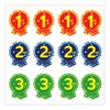 SuperStickers 1st, 2nd, 3rd Rosette Sticker (Pack of 60)
