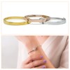 sourcing map 2pcs Mini Bracelet Screwdriver 2.8mm Titanium Steel Slotted