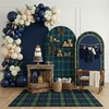3 Pcs Tartan Arch Backdrop Cover Buffalo Plaid Baby Shower
