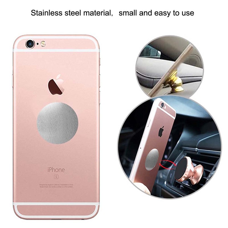 ANRACHEL Universal Metal Plate with Adhesive for Magnetic Car Phone