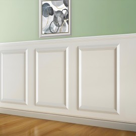 3 Set Peel and Stick Wall Molding Kit,24" x 32" Premade Self Adhesive Wainscoting Panels,Ready to Assemble Accent Molding Trim for Interior Wall Moulding Decor